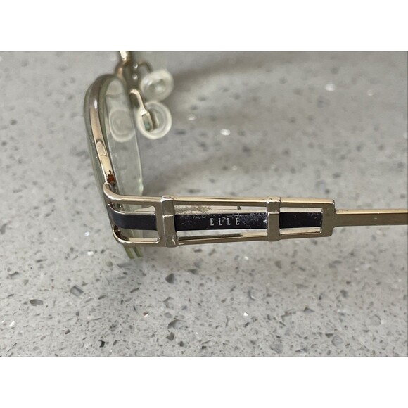 ELLE EL18779 COLOR-GD Eyeglasses Frames ONLY Half Rim 50-18-135 Gold main image 7